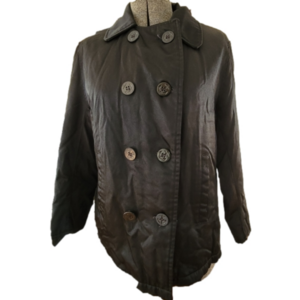 Spiewak Golden Fleece NYC Nautical Black Shiny Coat